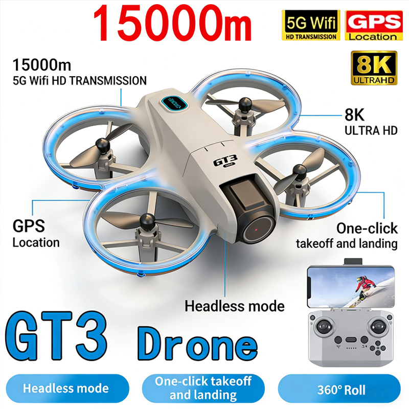 Drone Gt3 Rc - Nouveau Drone GT3 MAX 8K HD
