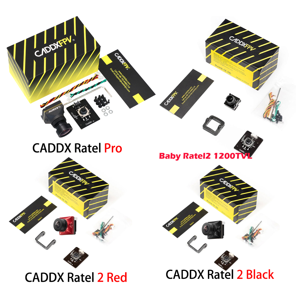 Drone Dji Rc 3 - CADDXFPV Ratel Pro analogique/Bébé Ratel 2