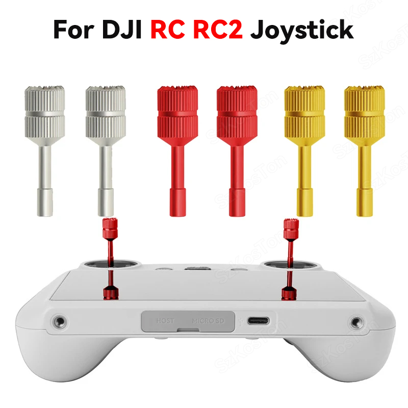 Drone Dji Rc 3 - Joystick arc-en-ciel en aluminium pour DJI