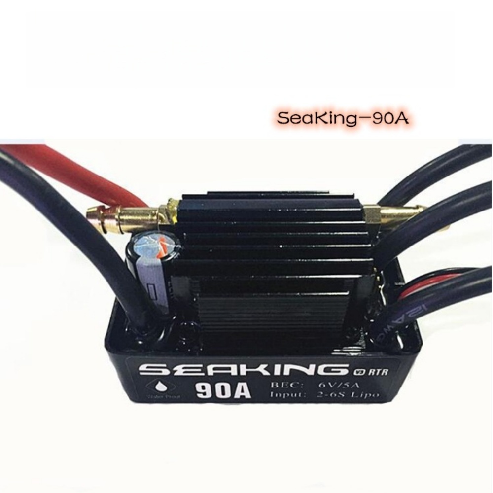 Rc Boat Brushless Motor - FATJAY Hobbywing Seaking-90A-V3 90A 2-6S contrôleur