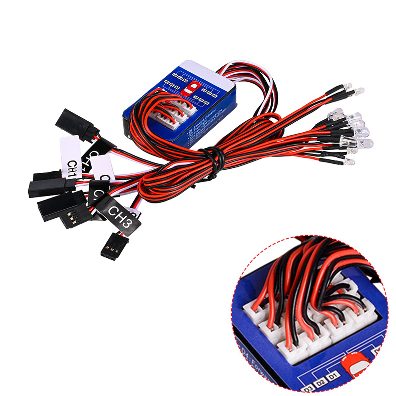 Rc Car Body Shell - Kit d'éclairage LED RC 12 lumières