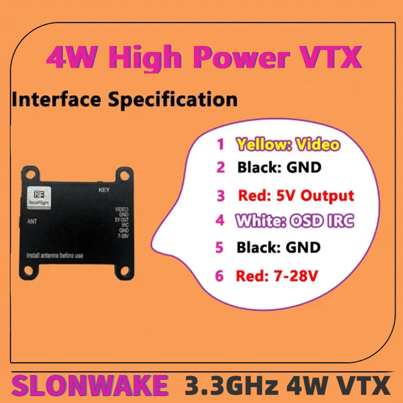 Émetteur vidéo VTX SLONWAKE FP - Drone Rc Fpv avis et prix