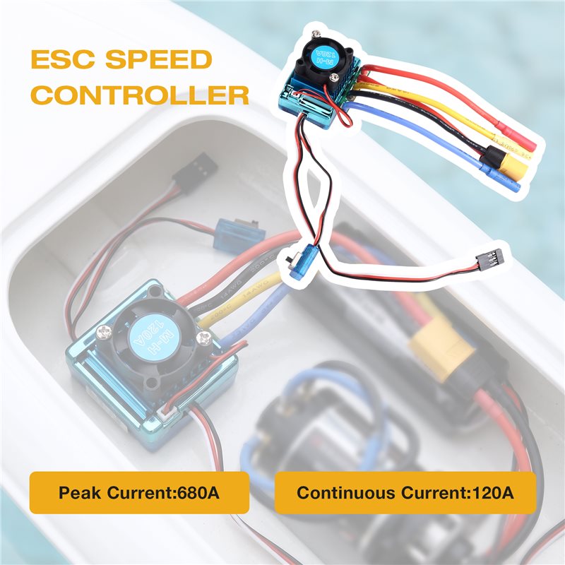 Contrôleur de vitesse ESC sans - Rc Boat Brushless Motor avis et prix