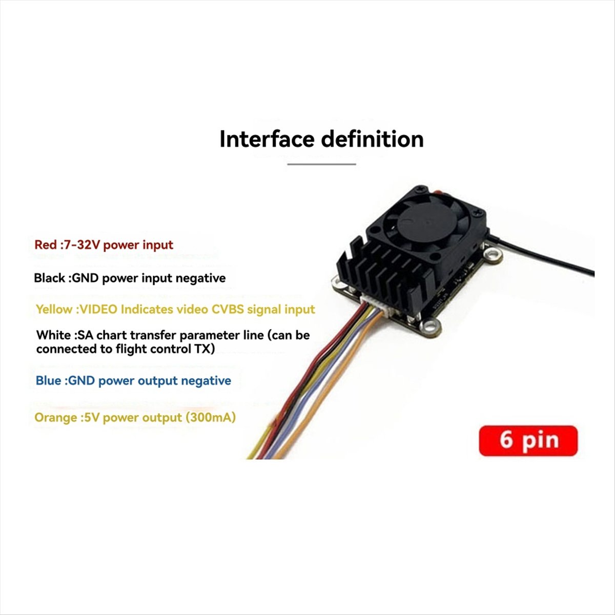 5.8G 2W VTX 2000mW FPV Module  - Drone Rc Fpv avis et prix