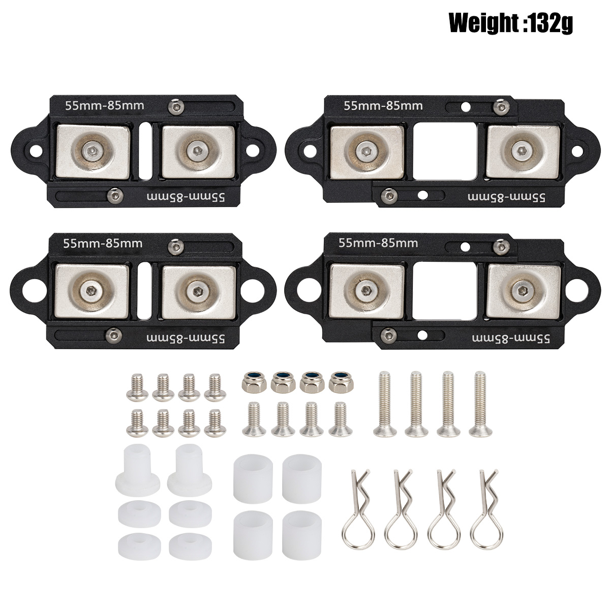 4 pièces 55-85mm corps magnéti - Rc Car Body Shell avis et prix