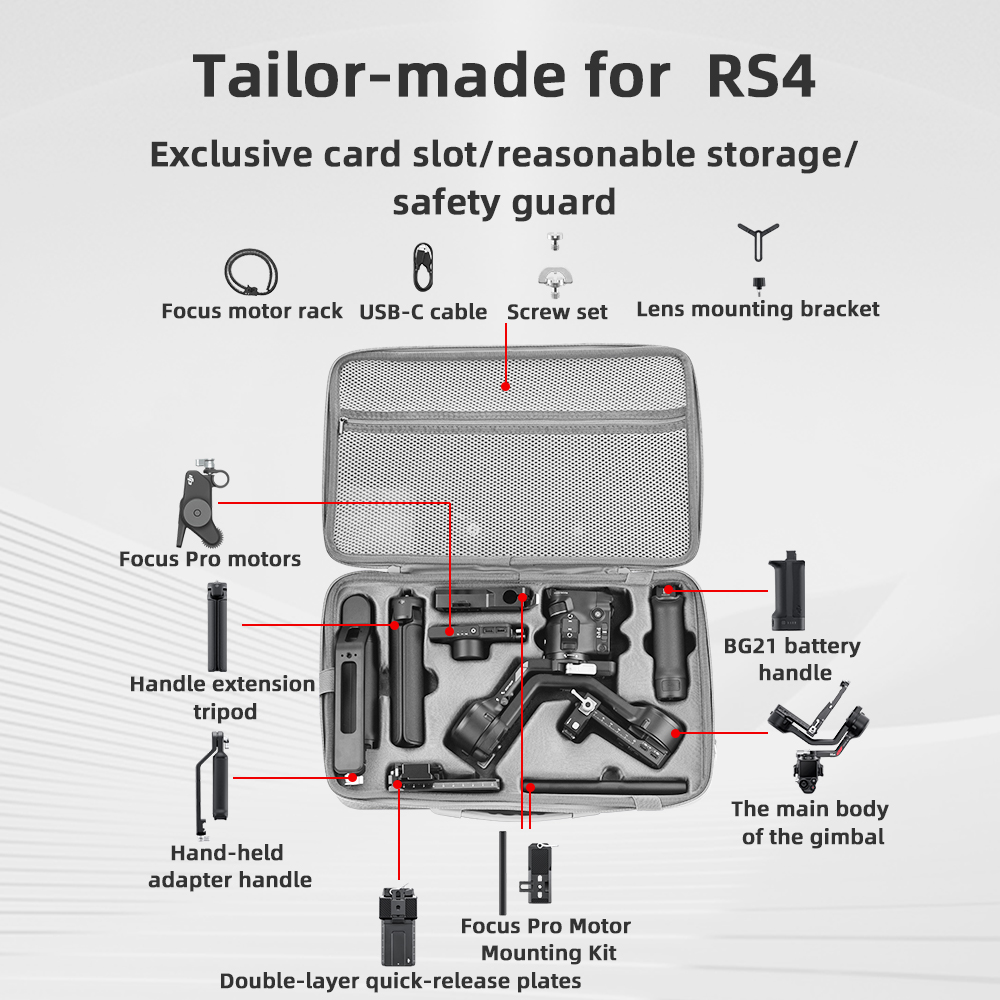 Sac de rangement pour DJI RS4, - Drone Carrying Bag avis et prix