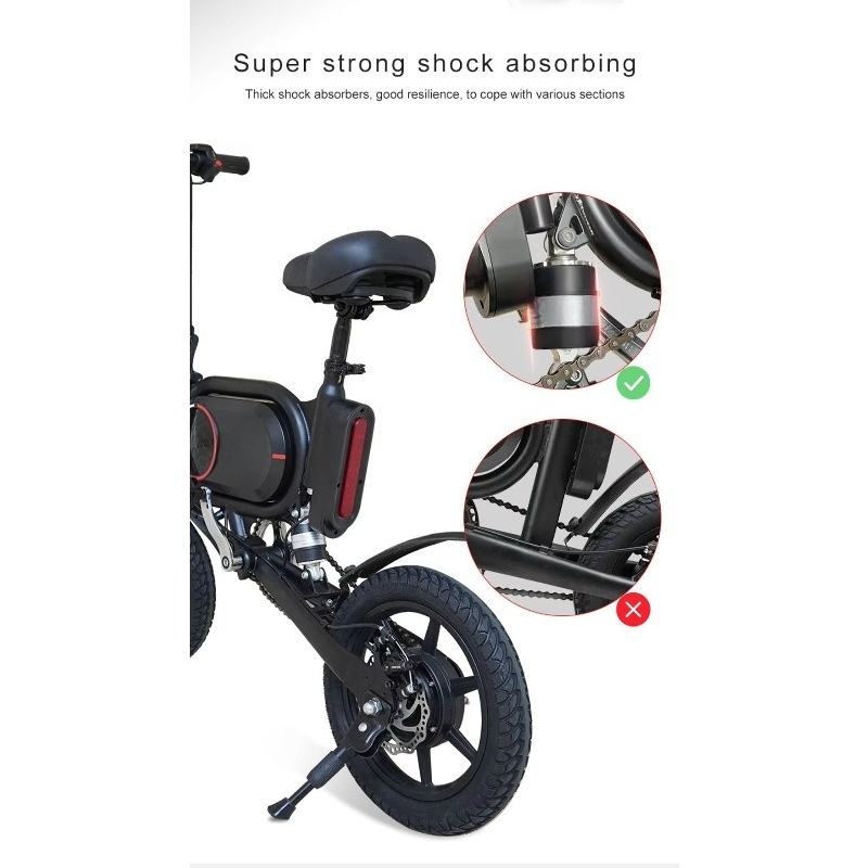 Vélo électrique pliable sans b - Brushless Motor avis et prix