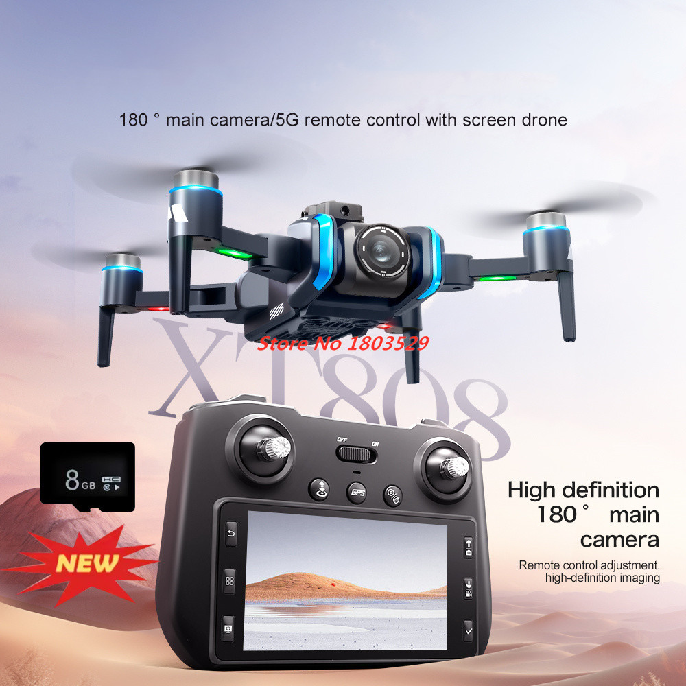 Drone RC 8K avec caméra aérien - Drone Rc Fpv Manual avis et prix