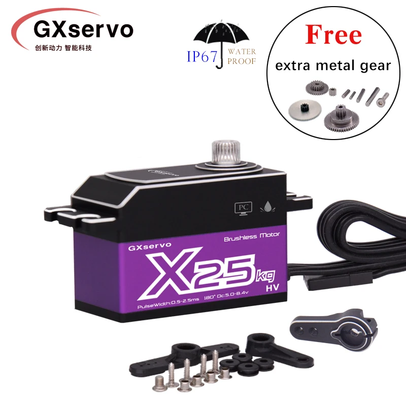 Servo sans balais X25 GX 25KG, - Rc Car Body Shell avis et prix